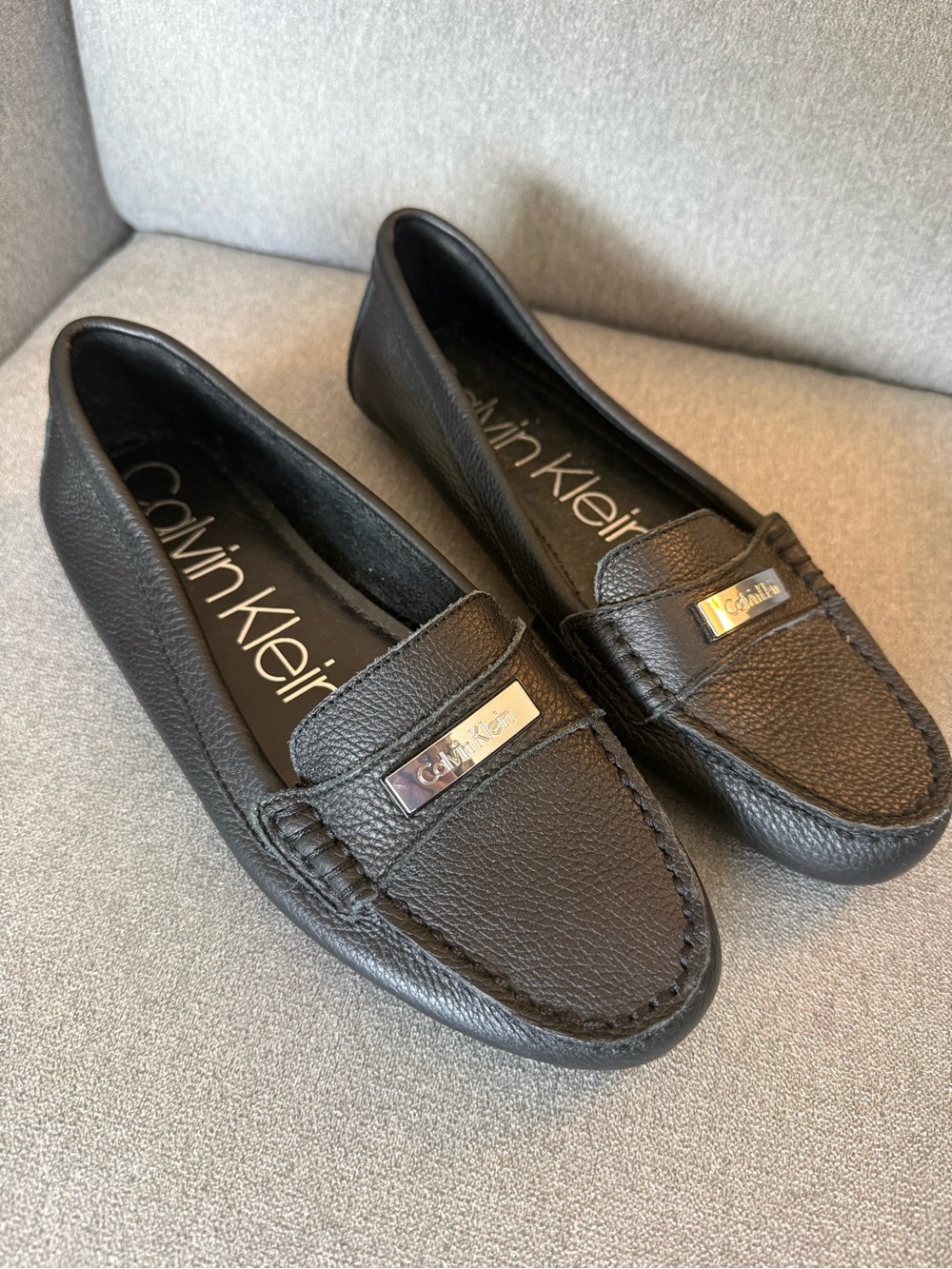 Calvin Klein Moccasin loafer leather